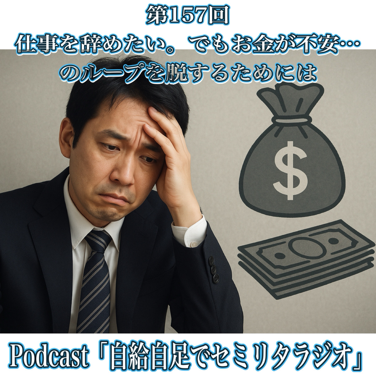 第157回 仕事を辞めたい。でもお金が不安…のループを脱するためには episode artwork